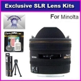 Sigma 10mm f/2.8 EX DC HSM Fisheye Lens for Minolta Maxxum 5D 7D Includes 7 Year Warranty + Extras ( Sigma Lens )