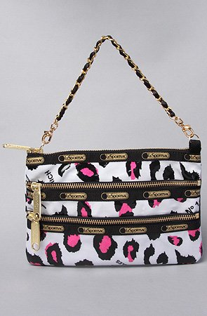 LeSportsac The Joyrich Collab Pixie Bag in Pink Leopard,Bags (Handbags/Totes) for Women รูปที่ 1