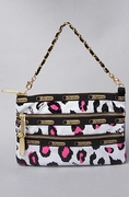 LeSportsac The Joyrich Collab Pixie Bag in Pink Leopard,Bags (Handbags/Totes) for Women