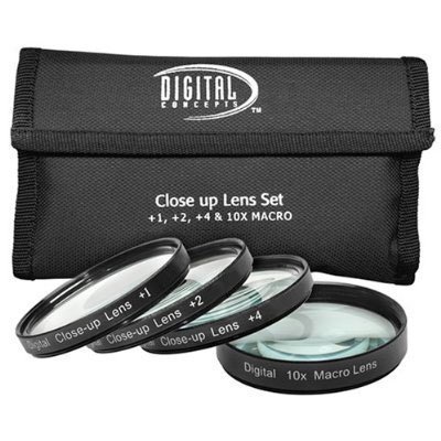Pentax K100D K100D Super- 52mm +1 +2 +4 +10 Close-Up Macro Filter Set with Pouch (Not Olympus Brand) ( Pentax Lens ) รูปที่ 5