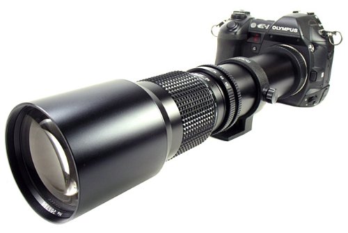 500mm Telephoto Lens +Tripod for Olympus Evolt 450 520 600 dSLR +BONUS ( CameraWorks NW Lens ) รูปที่ 1