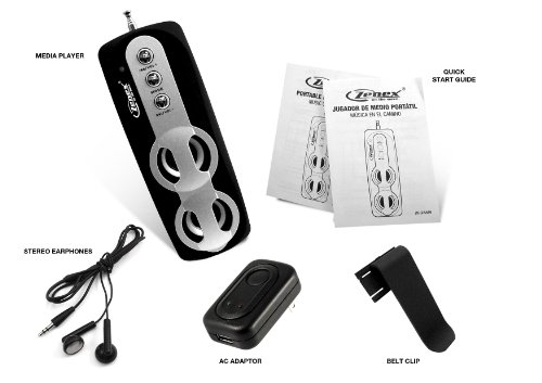 Zenex SP5569 Portable Media Player with Built in FM Radio and Dynamic Speaker ( Zenex Player ) รูปที่ 3