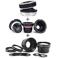Lensbaby Composer for Canon EF Mount SLR's - with Lensbaby Optic Box Set Bundle for Composer, Muse, & Control Freak - Lensbaby Accessary Kit Bundle with 0.6X Wide Angle / 1.6X Telephoto Macro Kit, & Creative Aperture Kit ( Lensbaby Lens )
