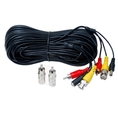 VideoSecu 100 Feet Video Audio Power Cable BNC RCA CCTV Camera Cable Wire 3JG ( CCTV )