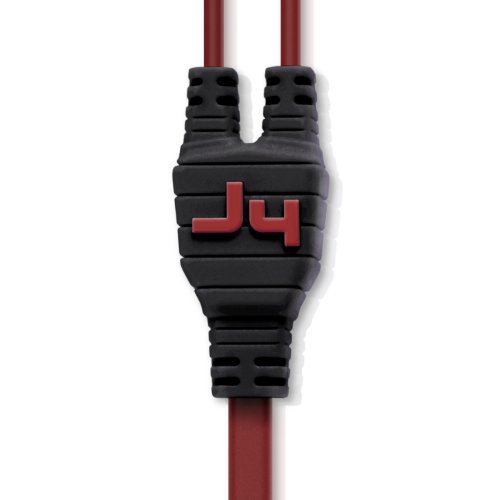 JBuds J4 Rugged Metal In-Ear Earbuds Style Headphones with Travel Case (Black/Red) ( JLAB Ear Bud Headphone ) รูปที่ 5