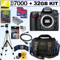 Review Nikon D7000 16.2Megapixel DX-Format CMOS Digital SLR Camera (Body) + 32GB Deluxe Accessory Kit