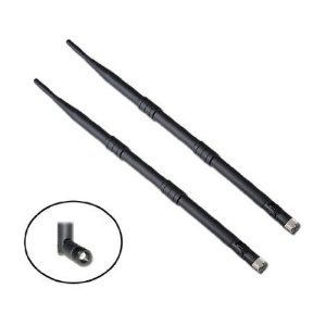 2 PACK of TsirTech(TM) 9dBi WiFi Booster SMA OMNI-Directional High-Gain Screw-On Swivel Antenna for Netgear - FM114P, FVM318, FWG114P, MA311, ME101, ME103, WG302, WG311 and WG311T ( TsirTech VOIP ) รูปที่ 1