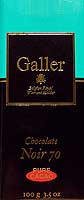 Galler Chocolate Noir 70 - 70% cacao Belgian Dark Chocolate Bar ( The Meadow Chocolate ) รูปที่ 1