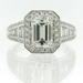 รูปย่อ 3.21ct Emerald Cut Diamond Engagement Anniversary Ring รูปที่1