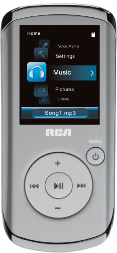 RCA M4102 2 GB Digital Media Player/FM Radio with Voice Recording (Silver) ( RCA Player ) รูปที่ 1