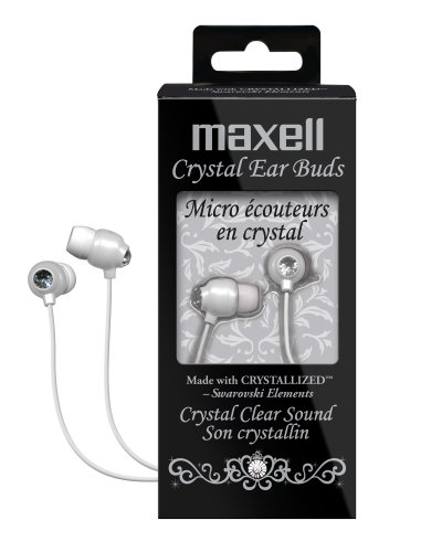 Maxell 190337 Crystal Ear Buds (White) ( Maxell Ear Bud Headphone ) รูปที่ 1