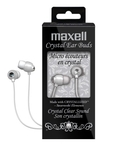 Maxell 190337 Crystal Ear Buds (White) ( Maxell Ear Bud Headphone )