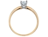 รูปย่อ Engagement Ring: 1/4 Carat (ctw) in 14K Yellow Gold Diamond Solitaire Ring รูปที่2