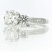 รูปย่อ 2.85ct Round Brilliant Cut Diamond Engagement Anniversary Ring Triple Excellent รูปที่2