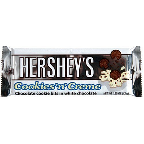 Cookies 'n' Creme Candy Bar, 1.55-Ounce Bars (Pack of 36) ( Hershey's Chocolate ) รูปที่ 1