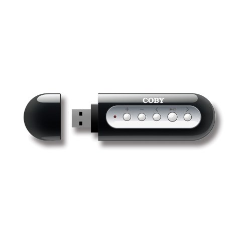 Coby MP200-128 MP3 Player with 128 MB Flash Memory and USB Drive - Black ( Coby Player ) รูปที่ 1