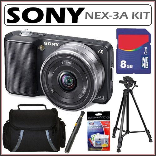 Review Sony Alpha NEX-3A 14.2Megapixel Compact HD Digital Camera Black + 8GB Kit รูปที่ 1