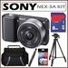 รูปย่อ Review Sony Alpha NEX-3A 14.2Megapixel Compact HD Digital Camera Black + 8GB Kit รูปที่1