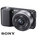 รูปย่อ Review Sony Alpha NEX-3A 14.2Megapixel Compact HD Digital Camera Black + 8GB Kit รูปที่2