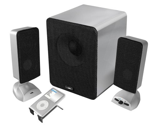 Cyber Acoustics 3 pc Brushed Aluminum Series Speakers CA-3618 ( Computer Speaker ) รูปที่ 1