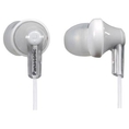 Panasonic RP-HJE120-S In-Ear Earbud Ergo-Fit Headphone (White/Silver) ( Panasonic Ear Bud Headphone )