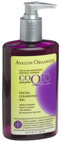 Avalon Organics Facial Cleansing Gel, CoQ10, 8.5-Ounces (Pack of 2) ( Cleansers  ) รูปที่ 1