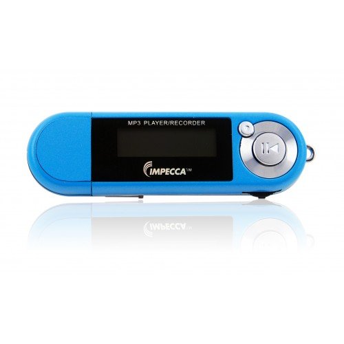 Impecca 2GB MP3 Player With FM Tuner Blue - Impecca MP1202FBL ( Impecca Player ) รูปที่ 1