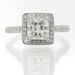 รูปย่อ 2.05ct Princess Cut Diamond Engagement Anniversary Ring รูปที่1
