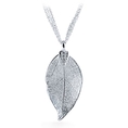 Sterling Silver Overlay Designer Leaf Pendant With Multi Chain