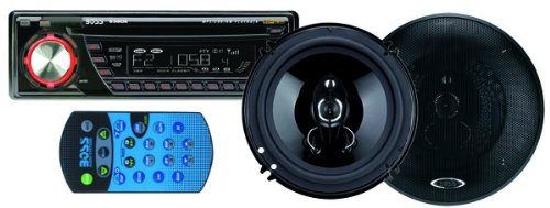 Boss 660CK Package System (Boss 638UA In-Dash CD/MP3 Reciever plus one pair of Boss Duo-Fit speakers that may be used to replace existing 5.25? or 6.5? speakers) รูปที่ 1