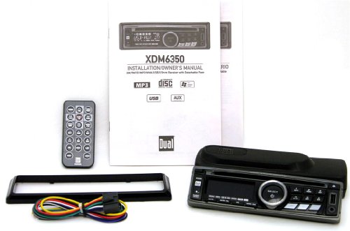 Brand NEW Dual Xdm6350 Car Audio Cd/mp3 Receiver with 50x4 Watt Amp and Front Aux Input, Usb Input + 3 Sets of Pre-amp Outputs รูปที่ 3