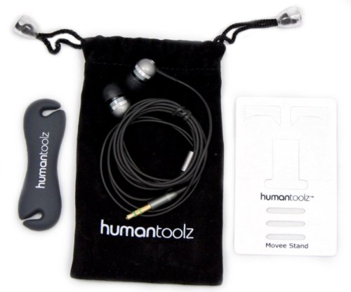 Human Toolz Sound Budz XS In-Ear Sound Isolating Headphones Bundle (Black) ( humantoolz Ear Bud Headphone ) รูปที่ 1