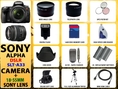 Review Sony Alpha Dslr-slt-a33 Digital Camera W/18-55mm Lens + Huge Accessories Package Including Wide Angle Macro Lens + 2x Telephoto Lens + 3 Pc Filter Kit + 16gb Sdhc Memory Card & Much More!!