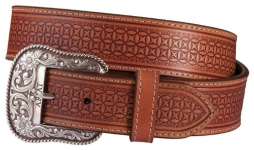 Ariat® Tyler Tooled Western Belt (leather belt ) รูปที่ 1