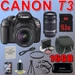 รูปย่อ Review Canon EOS Rebel T3 Digital SLR Camera (1100D) w/ 18-55mm IS II Lens (Black) + Canon EF-S 55-250mm f/4-5.6 IS Lens + LPE10 Battery + Filter Kit + 16GB SDHC Memory DavisMAX Bundle รูปที่1