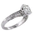 VERRAGIO 0.35 ct ENGAGEMENT RING SETTING in WHITE GOLD