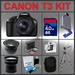 รูปย่อ Review Canon EOS Rebel T3 EOS 1100D 12.2Megapixel Digital Camera with EF-S 18-55mm IS II Lens + 4GB Memory Card + Wide Angle Lens with Macro Extension + Telephoto Digital Conversion Lens + Lens Filter Kit + Full Size 53'' Tripod + LCD / Lens Cleaning Kit + LCD Screen Protectors + 2.0 USB SD Memory Card Reader + Carrying Case Accessory Kit รูปที่1