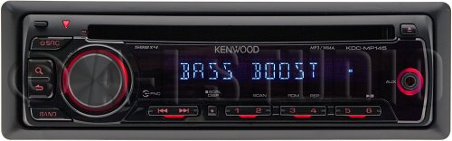 Kenwood KDC-MP145 In-Dash CD/MP3/WMA Receiver with Aux Input รูปที่ 1