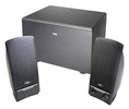 Cyber Acoustics CA-3001RB 3 Piece Subwoofer and Satellite Speaker System (Black) ( Computer Speaker )