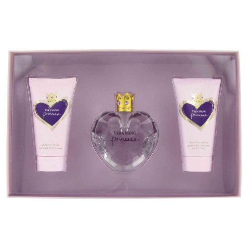 Princess by Vera Wang - Gift Set -- 1.7 oz Eau De Toilette Spray + 2.5 oz Body Lotion + 2.5 oz Body Polisher ( Women's Fragance Set) รูปที่ 1