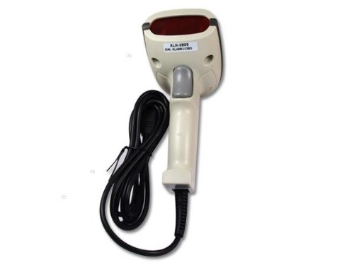 New Wired Handheld USB Automatic Laser Barcode Scanner Reader With USB Cable ( Hootoo Barcode Scanner ) รูปที่ 1