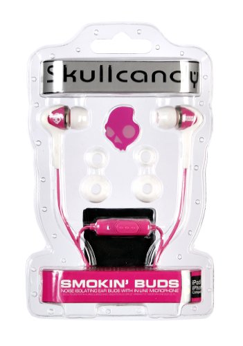 Skullcandy Smokin Bud In Ear with In-Line Microphone S2SBBI-PZ (Pink) ( Skullcandy Ear Bud Headphone ) รูปที่ 3