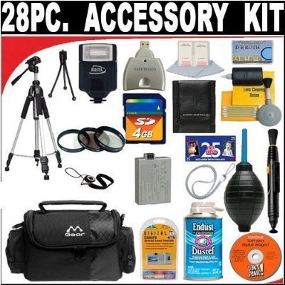 Review 28 Pc Ultimate Super Savings Deluxe DB ROTH Accessory Kit For The Canon Digital Rebel XSI 12Megapixel Digital SLR Camera รูปที่ 1