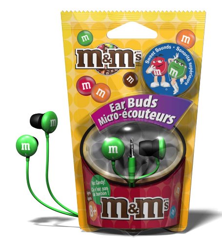 M&M's MMEB-G Earbud (Green) ( M&Ms Ear Bud Headphone ) รูปที่ 1