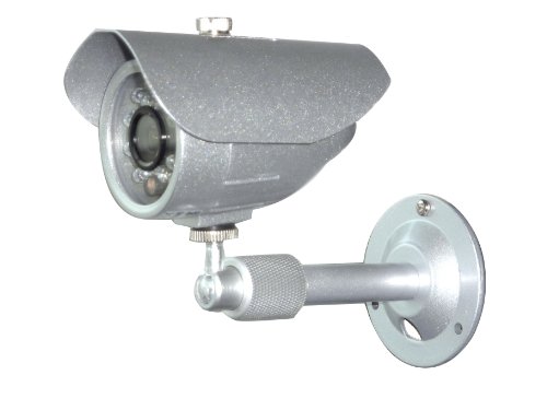 iVIEW Night-Vision CCD Camera with 12 x IR LED 3.6mm Metal Silver (Outdoor/Indoor) ( CCTV ) รูปที่ 1
