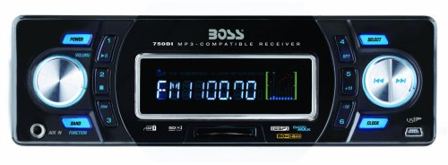 Boss 750DI In-Dash Digital Media Receiver iPod Dock (Black) รูปที่ 1