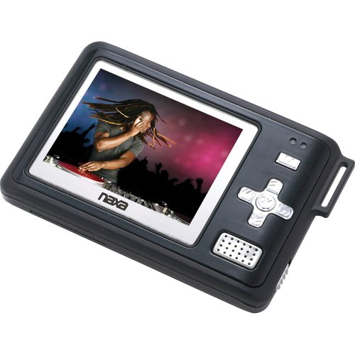 Naxa NMV-154 Portable Media Player with 2.4 LCD Screen, Built-In 4 GB, Speaker, FM, Camera and Built-In SD Card Slot ( Naxa Player ) รูปที่ 1