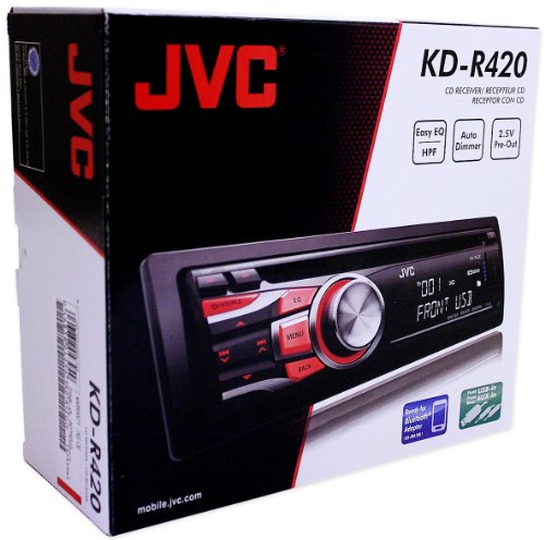 Brand New JVC Kd-r420 In-dash Car Cd/mp3/am/fm/wma Player Receiver with USB and Detachable Faceplate รูปที่ 6