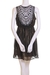 รูปย่อ Banana Monkey Macramé Empire Waist Lined Mini Dress Metallic Olive ( Casual Dress ) รูปที่2