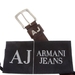 รูปย่อ Armani Jeans chocolate brown leather belt  รูปที่5